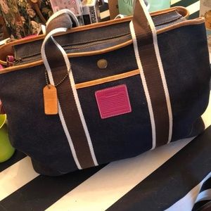 Coach weekend diaper bag